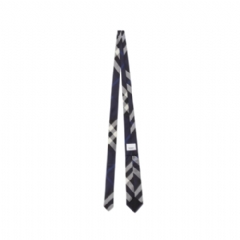 Burberry Men Check Silk Tie Navy 80138201​