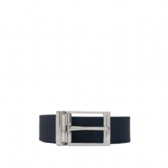Burberry Men Reversible Check Belt Navy/black 81152691