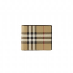 Burberry Men Check Slim Bifold Wallet Archive beige 81131651