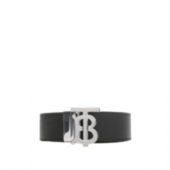Burberry Men Reversible Leather TB Belt Black/tan 80432471