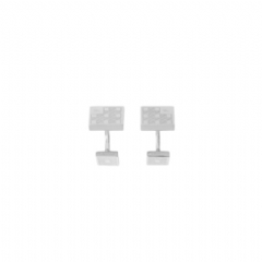 Burberry Men Check Prism Cufflinks Silver 80968091​