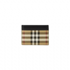 Burberry Men Check Card Case Archive beige 81131761