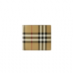 Burberry Men Check Bifold Wallet Archive beige 81131331