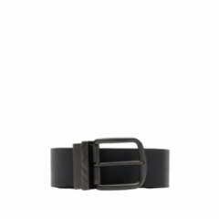 Burberry Men Reversible Check Pin Belt Black/charcoal grey 81200021