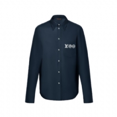 Louis Vuitton Men Printed Signature Long-Sleeved Shirt 1AIMIO