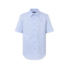 Louis Vuitton Men Monogram Short-Sleeved Shirt 1AIHTK