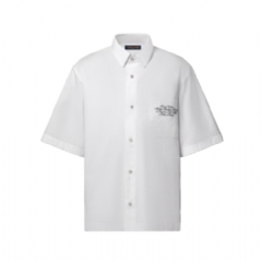Louis Vuitton Men Embellished Short-Sleeved Shirt 1AIMIC