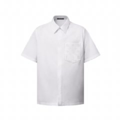 Louis Vuitton Men Monogram Pocket Short-Sleeved Shirt 1AHVYP