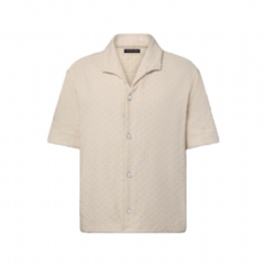 Louis Vuitton Men French Terry Short-Sleeved Shirt 1AHVUH