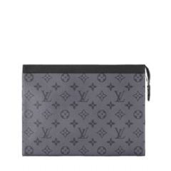 Louis Vuitton Men Pochette Voyage MM Monogram Eclipse M69535