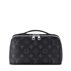 Louis Vuitton Men Toiletry Bag Monogram Eclipse Canvas M11508