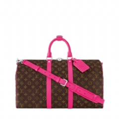 Louis Vuitton Men Keepall Bandoulière 45 Pondichery Pink M13807