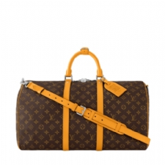 Louis Vuitton Men Keepall Bandoulière 50 Safran Yellow M12634