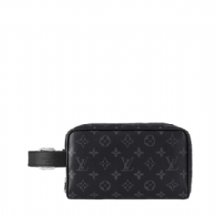 Louis Vuitton Men Locker Dopp Kit Monogram Eclipse Canvas M83113