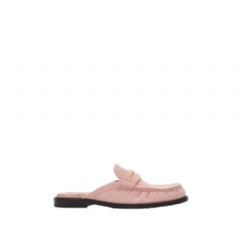 Burberry Women Leather Cadet Mules Peony pink 81207251