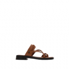 Burberry Women Leather Baez Sandals​ Lundy brown 81238911