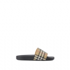 Burberry Women Check Slides Archive beige 80570371