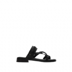 Burberry Women Leather Baez Sandals​ Black 81250201