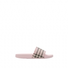 Burberry Women Check Slides Mallow pink 81236071