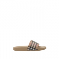 Burberry Women Check Slides Archive beige 81249421
