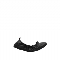 Burberry Women Check Leather Fawn Ballerinas​ Black 81210961