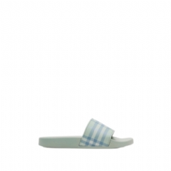 Burberry Women Check Slides Seafoam green 81192821