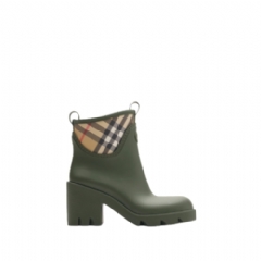 Burberry Women Rubber Marsh Stamp Heeled Low Boots​ Loch 81116861