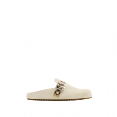 Burberry Women Suede Urchin Clogs Bake 81133031