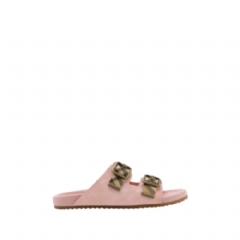 Burberry Women Check Suede Urchin Sandals Peony pink 81219461