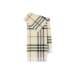 Burberry Women Check Cashmere Scarf Stone 80778841