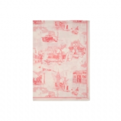 Burberry Women London Landmarks Wool Silk Scarf Cami pink 81233501