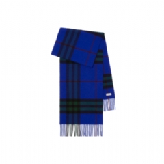 Burberry Women Check Cashmere Scarf Knight 81126301