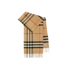 Burberry Women Check Cashmere Scarf Archive beige 80765761