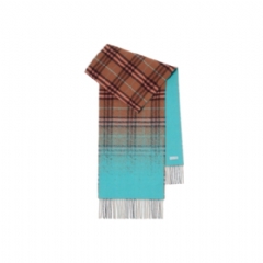 Burberry Women Gradient Check Cashmere Scarf Ginger brown 81182801