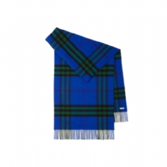 Burberry Women Wide Check Cashmere Scarf Knight/ivy 80797031