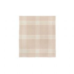 Burberry Women Wide Check Wool Scarf Smoke 81104691