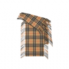 Burberry Women Check Cashmere Happy Scarf Sand 80995881