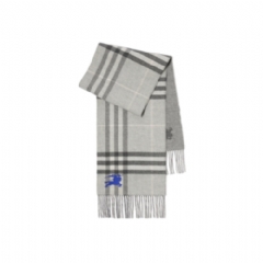 Burberry Women Reversible EKD Check Cashmere Scarf Mitten grey 81176891