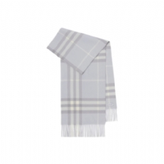 Burberry Women Check Cashmere Scarf Mist 81126491