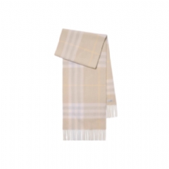 Burberry Women Check Cashmere Scarf Smoke 81126501