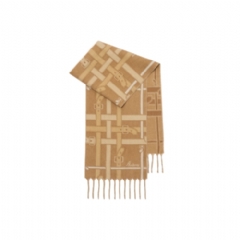 Burberry Women Belt Check Cashmere Scarf Finch beige 81223161