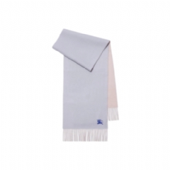 Burberry Women Reversible Cashmere Scarf Mist/sugar 81127431