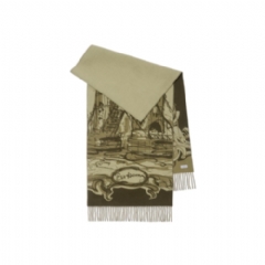 Burberry Women Tower Bridge Cashmere Scarf Hunter 80998011