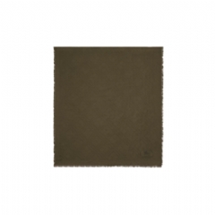 Burberry Women Wide Check Wool Silk Scarf Swamp 81106521