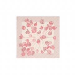 Burberry Women Tulips Silk Scarf Quartz pink 81236881