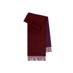 Burberry Women Reversible Cashmere Scarf Oxblood/pansy 81100141
