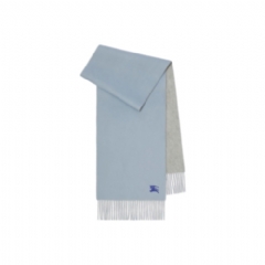 Burberry Women Reversible Cashmere Scarf Bank/pale grey 81100181