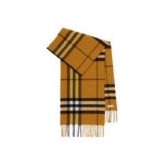 Burberry Women Check Cashmere Scarf Teak 81127141