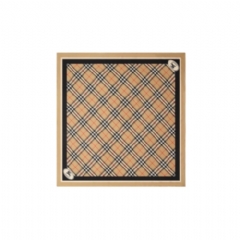 Burberry Women Check Silk Scarf Sand 81130481