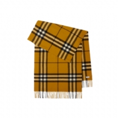 Burberry Women Wide Check Cashmere Scarf Teak 80910151